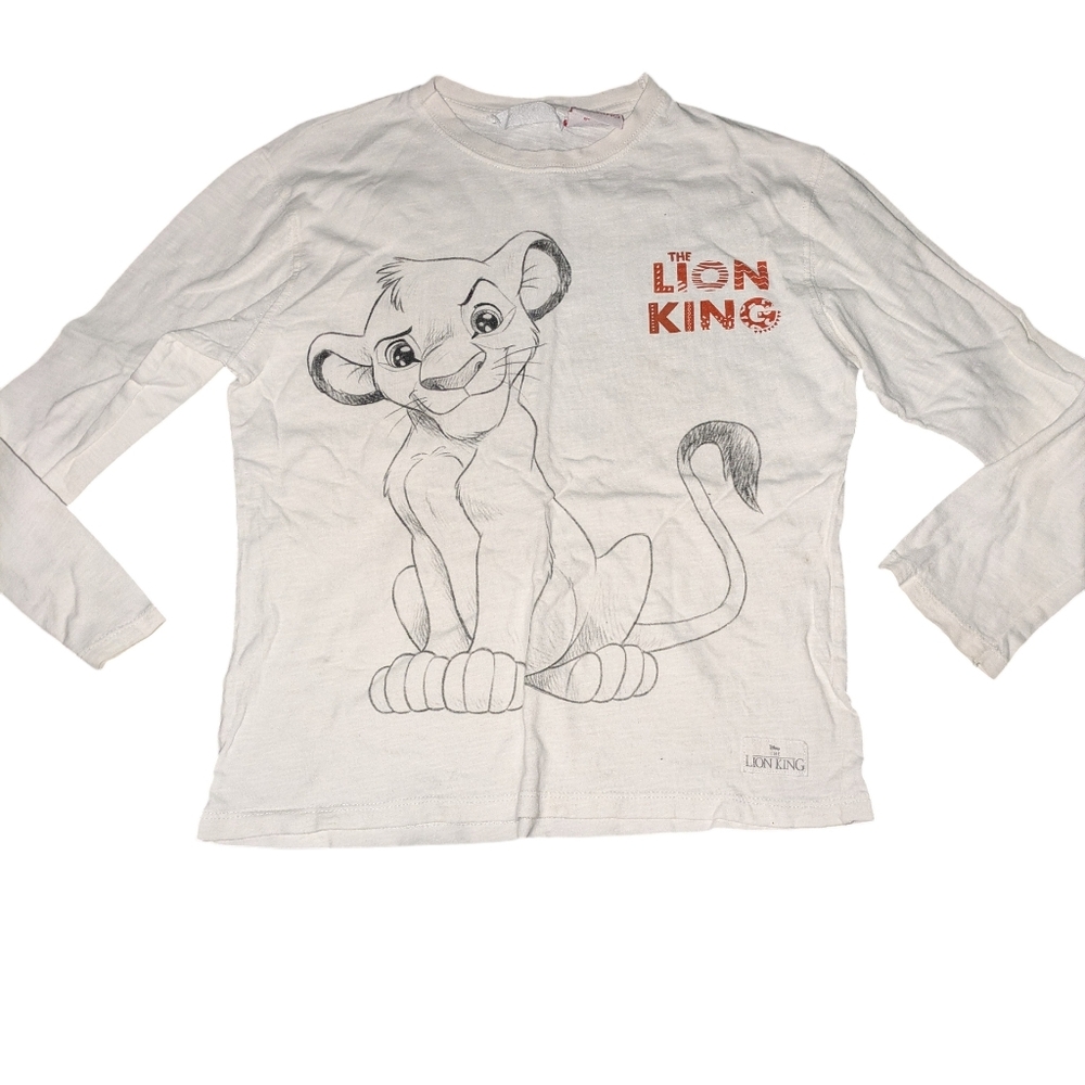 🌞4/20$ Zara White Lion King Long Sleeve Tee